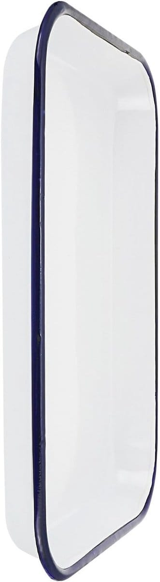 Laboratorium Plaat - Opbergbak Gesteriliseerd - Experimenten Opslag - Glad Emaille Materiaal - 35x25 cm - Wit