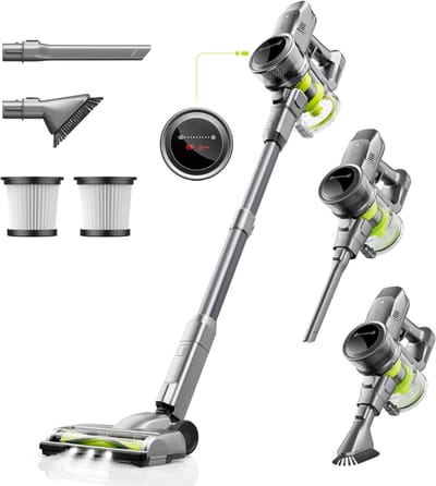 DVDSS® Steelstofzuiger - 250W - 6 in 1 - Lichtgewicht - Zilver