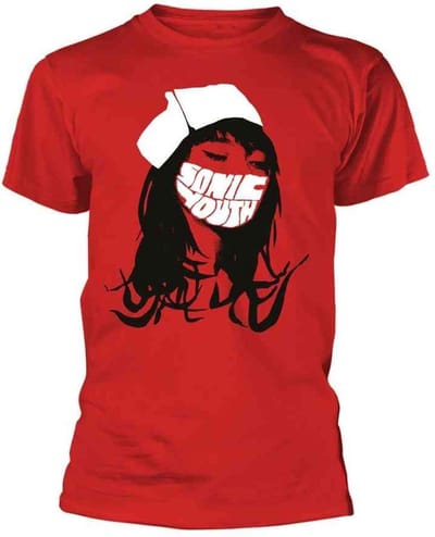 Sonic Youth Heren Tshirt -S- Nurse Rood