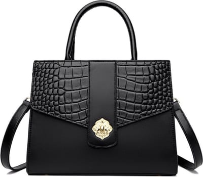 N3 Collecties Hoge kwaliteit Luxe Zwarte Kleur PU lederen Schoudertassen Mode Vintage Handtas voor Dames