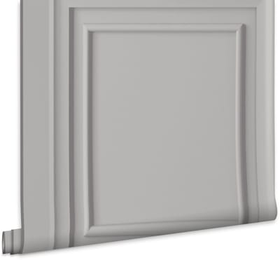 Laura Ashley Redbrook Wood Panel Behang - Houten Panelen - 10mx52cm - Grijs