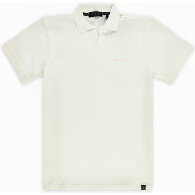 Aspact Aquarel Polo Canoli Size: S | Polo Shirts Outlet | Unisex | Ecru