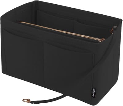 Felt Handbag voor Vrouwen - Indoor Opbergzak met Ritsvak in Rood - Stijlvolle en Functionele Tas voor Dagelijks Gebruik