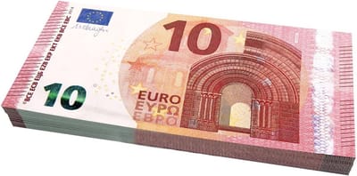 Speelgeld Set 100x Nep 10 Euro Biljetten voor Prijzen en Decoratie