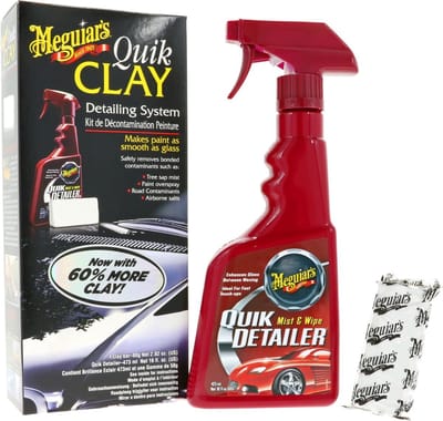 Meguiar's Quik Clay Starter Kit - Autolak reinigen - Boomhars verwijderen auto