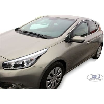 Déflecteurs d'Air - JJ AUTOMOTIVE - Kia Ceed 2 5P - Fumé - Acrylique Renforcé - Installation Facile