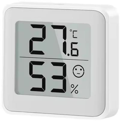 Mini thermo-hygrometer met LCD-display voor binnenshuis