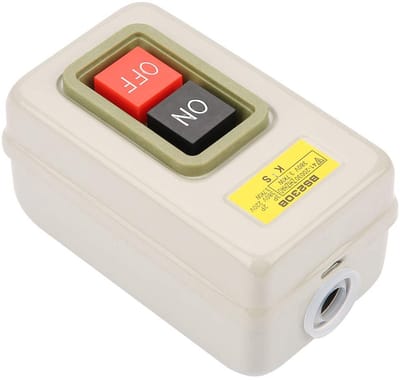 Store_9 - 3P AC 380V Motor Aan Uit Schakelaar - Drukknop Start Stop - Duurzaam en Betrouwbaar - Eenvoudig te Bedraden - Ideaal voor Motoren - Gesch...