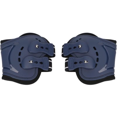 Paard Achterbeenbeschermers Ademend Verstelbaar Schokabsorberend Voorkomen Uitglijden Paard Kootbeschermers voor M(315 X 180mm / 12.4 X 7.09in) blue
