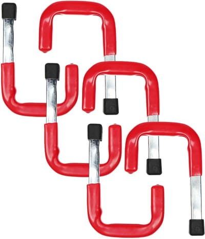 Benson ophanghaak - 6x stuks - gereedschapshaak - metaal - schuur / werkplaats