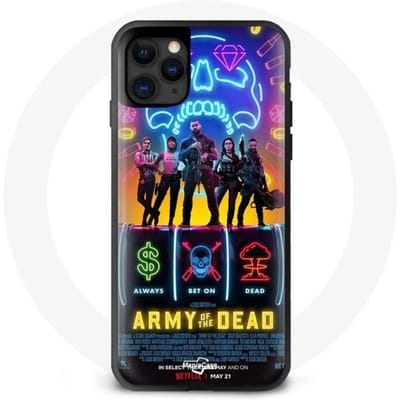 Coque Iphone 13 Pro Max Army of the Dead Always bet on dead film Attaque Zombie Las Vegas Casino ban