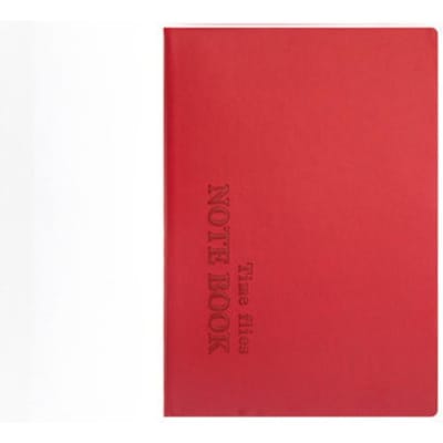 Ruitjes Notitieboek A5 Reizigers Journals School Kantoor Vergaderingsverslag Geruit Papier Notitieblok Handboek Agenda rood