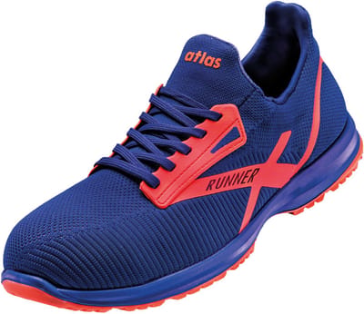 Atlas Schoen Runner 45 S1P - Neon Blauw - 39