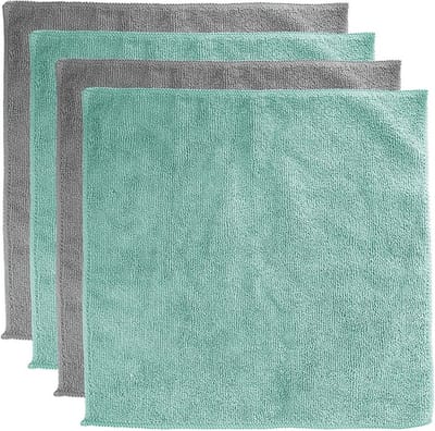 Keukendoeken Microvezel 4 stuks - Theedoeken - Reinigingsdoekjes - Schoonmaakdoekjes - Raamdoeken
