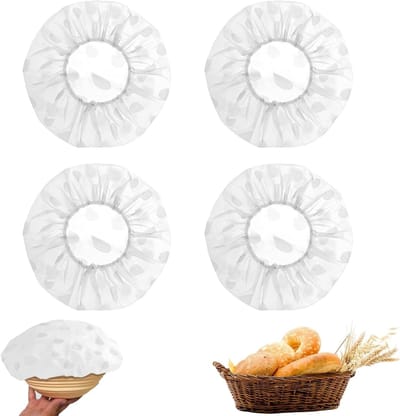 4 stuks brooddeksels - bakken - deeg - fermentatie mand deksels - 28 cm - rond brooddeksel voor het bereiden van deeg en gebak