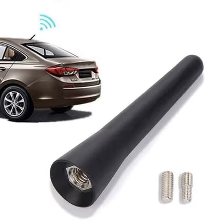 Compacte Auto Antenne - Mini dakantenne - Zwart - 6,5CM - FM/AM Auto Antenne - Universeel - CHPN