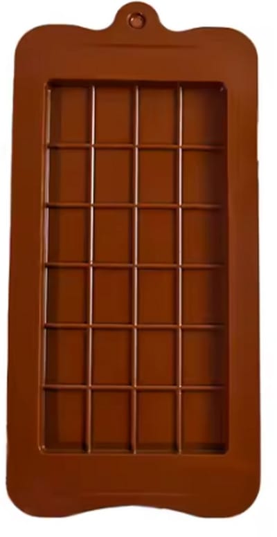 New Age Devi - Siliconen chocoladevorm - Mal voor chocoladereep - Chocolademal - Dunne chocoladereep 16807CM - Bruin - Zelfgemaakte Chocolade - Chocolate Mold