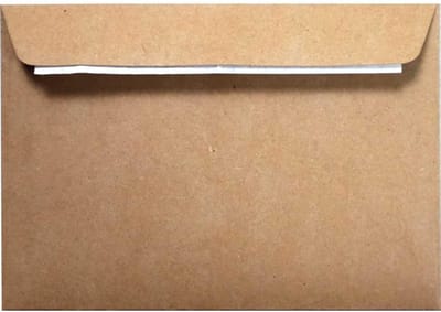 Natuurlijke Bruine Kraft Enveloppen C6 114x162mm 120g voor Kaarten en Uitnodigingen