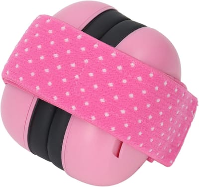Baby koptelefoon - Oorkappen baby - Gehoorbescherming baby - Verstelbare hoofdband - Lichtgewicht - Zwart