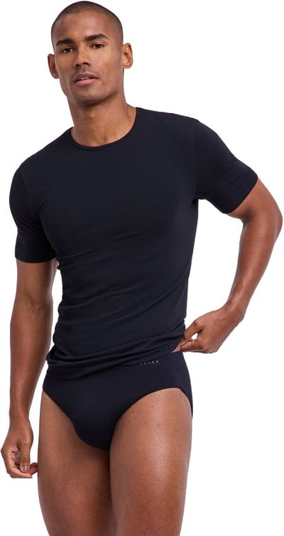 FALKE Daily Seamless naadloos modal top van onderlaag heren zwart - maat S