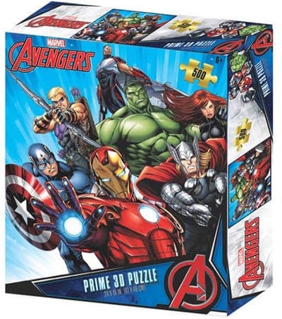 Prime 3D Avengers - Prime 3D Puzzel (500)