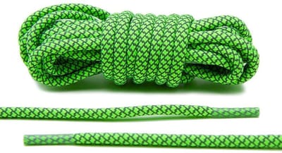 Reflecterende schoenveters - 125cm - Groen