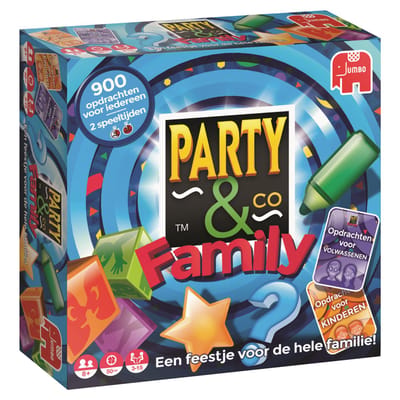 Jumbo - Party & Co. Family - Bordspel voor families - Vanaf 8 jaar - Partyspel - Actiespel