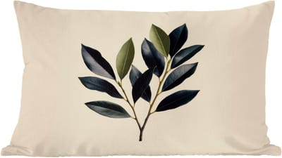 Sierkussens - Kussentjes Woonkamer - 60x40 cm - Ovaal - Olijfgroen - Simpel