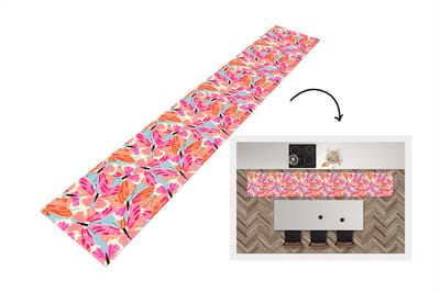 Keukenloper - Loper keuken - Vlinders - Vliegen - Patronen - 300x50 cm - Keukenloper vinyl