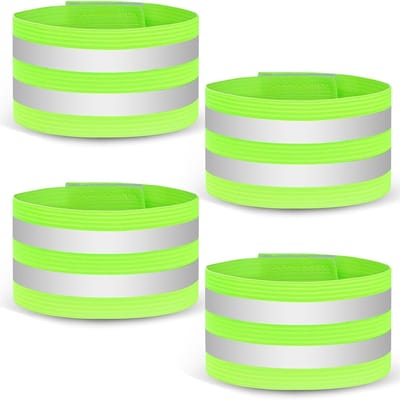 Ynkkvre -Reflecterende Slap-Armband – Verstelbare Veiligheidsband voor Kinderen, Volwassenen & Huisdieren – 360° Zichtbaarheid – Waterafstotend & Lichtgewicht – Hardlopen, Fietsen en Wandelen in het Donker