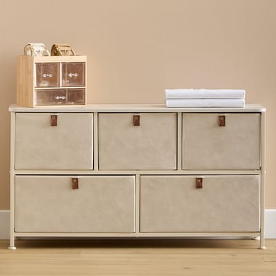 Eazy Living Commode met 5 Manden Verdun Beige