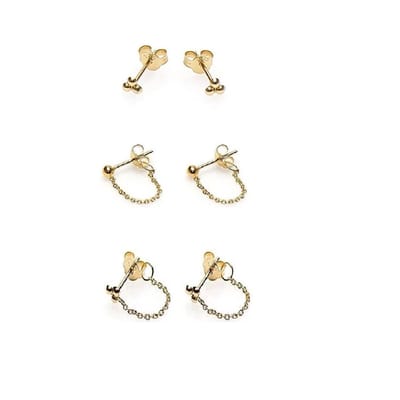 Karma Symbols bundelset triple dots goud