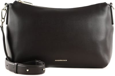 MANDARINA DUCK Leren Schoudertas Luna Crossover Mole Donkerbruin