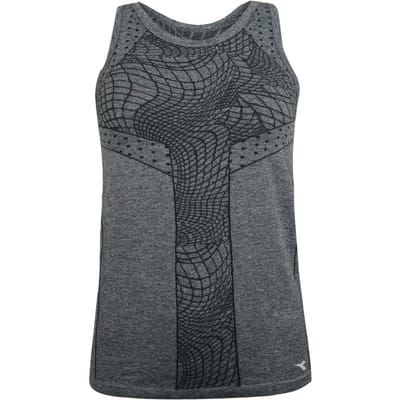 Diadora Naadloze Tank Top Dames Strak Gym Hardloop Vest 170380 C2815