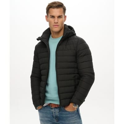 Superdry - Fuji Jas Met Capuchon - Heren - Gewatteerde jassen