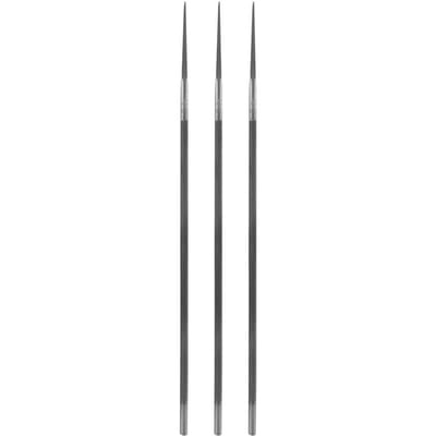 3 stuks/set 3/16  4,8 mm Ronde Lagerstaal Slijpkettingzaag Vijlen Slijper voor Houtbewerking gray