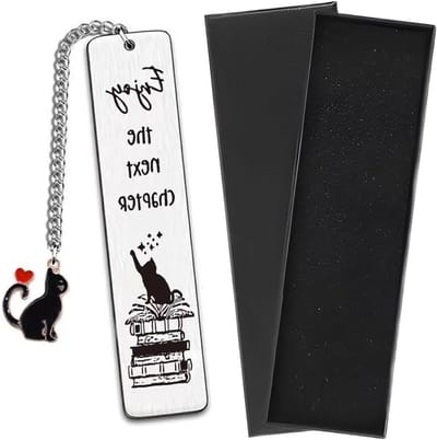 Dailygoods- Bladwijzer Grappig - Bladwijzers Metaal - Roestvrij Staal - Cadeautas - Geschikt voor Kinderen - 13 x 2,6 cm - Boekenlegger