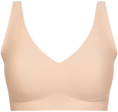 Chantelle - Softstretch Power - Beugelloze Plunge bh - naadloos - onzichtbaar - GOLDEN BEIGE