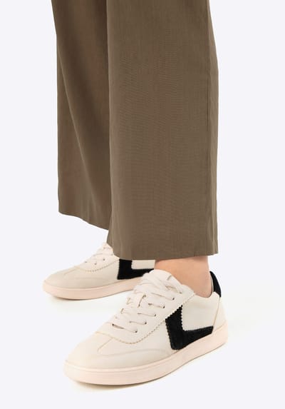 Wittchen Suède Sneakers voor Dames met Contrasterende Eco-Lederen Inzetstukken