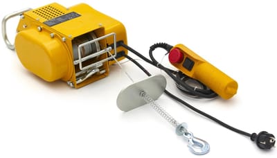 HBM verplaatsbare elektrische takel 12 meter, 300 kg, 550 W, 230 V, IP54