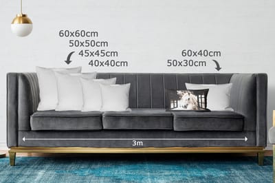 Sierkussens - Kussentjes Woonkamer - 50x30 cm - Doorkijk - Paard - Wit - Winterlandschap - Sneeuw