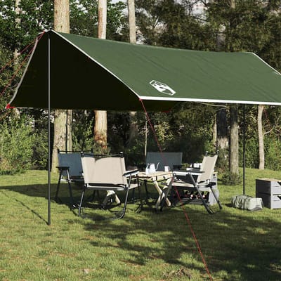 vidaXL - Kampeerluifel - waterdicht - 430x380x210 - cm - groen