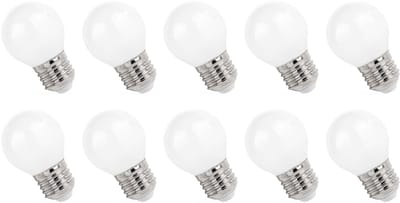 Spectrum LED Lamp E27 1W 230V - 90 Lumen - 2700K Warm wit - Gezellig licht - Energiezuinig - 10 stuks