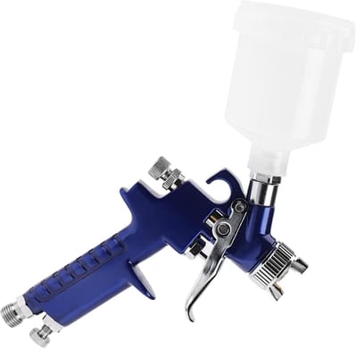 Allecto - Spuitpistool met Goed Vernevelingseffect - Verven van Auto's - Capaciteit 125 Ml - Lichtgewicht en Ergonomisch - Geschikt voor Meubels en...