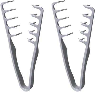 Grote Kam - Haarkam Styling - Volume Creëren - Flexibele Tanden - 18.9 x 14 cm - Grijs