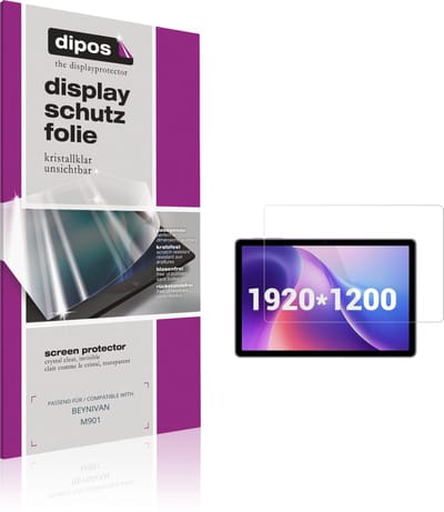 dipos – 2x Beschermfolie geschikt voor BEYNIVAN M901 | Krasbestendige & heldere Screenprotector Ultra-Thin