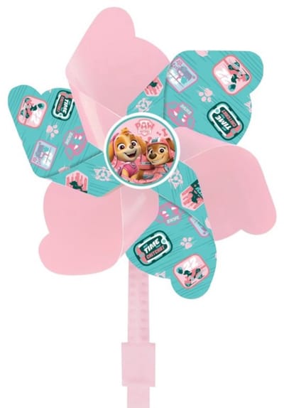 PAW Patrol Fietswindmolen - Windmolentje voor Kinderen - Roze - Blauw