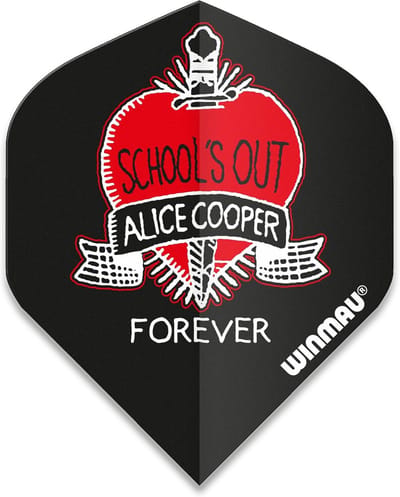 Dart Flights Extra Dikke Set voor Volwassenen met Iconisch Rock Design