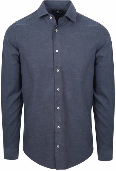 Steppin' Out Overhemd Flanel Donkerblauw - Maat M - Heren - Casual Shirt