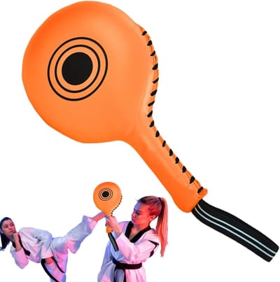 Bokskussen - Bokspeddel Kickpeddel - Vechtsport Training - Verhoogde Duurzaamheid - 36 x 20 x 5 cm - Oranje